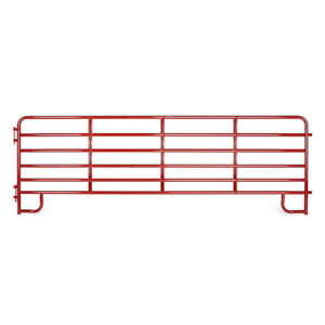 16 ft. 6-Bar Extra Heavy-Duty Red Corral Panel 153 lb.